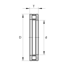 推力圆柱滚子轴承 RTL33, 单向，可分离，圆柱滚子，英制